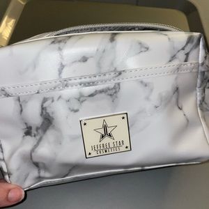 Jeffree Star White Marble Makeup Bag